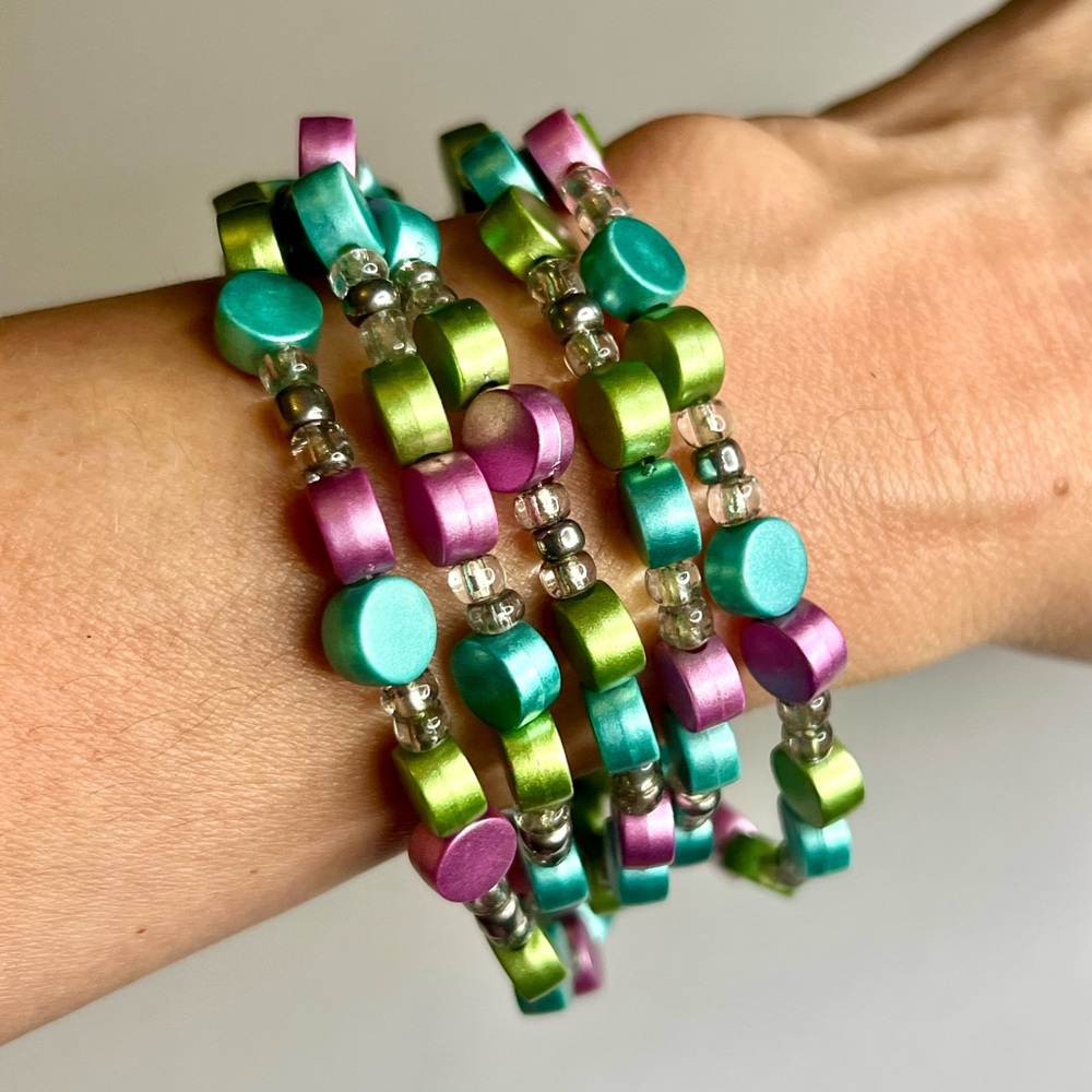 Colorful Beaded Bracelet Set